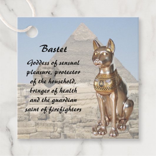 Bastet in Ägypten Geschenkanhänger (Vorderseite)