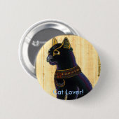BASTET ~ Kat Gott Button (Vorne & Hinten)