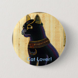 BASTET ~ Kat Gott Button