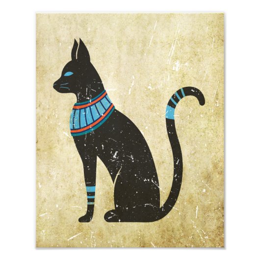 Bastet Katzen-Design Fotodruck (Vorne)