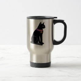 Bastet Katzen-Reise-Tasse Reisebecher
