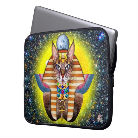 Bastet Laptopschutzhülle (Vorderseite Links)