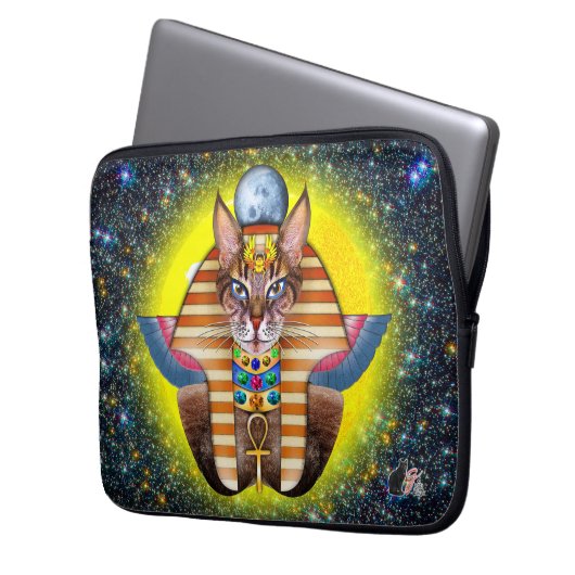 Bastet Laptopschutzhülle (Vorderseite Links)