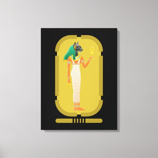 Bastet Leinwanddruck (Vorderseite)