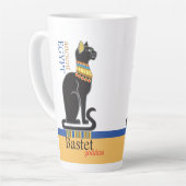 Bastet oder Bast. Ägyptische Göttin Milchtasse (Linke Ecke)