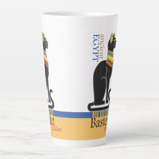 Bastet oder Bast. Ägyptische Göttin Milchtasse (Vorderseite)