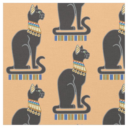 Bastet oder Bast. ägyptische Göttin Stoff (Nahaufnahme)