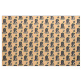 Bastet oder Bast. ägyptische Göttin Stoff (Fat Quarter (45,7 x 55,9 cm))
