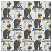 Bastet oder Bast. ägyptische Göttin Stoff (Muster)