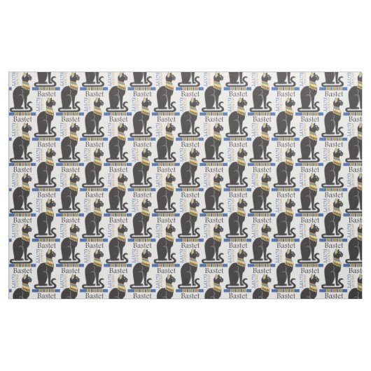 Bastet oder Bast. ägyptische Göttin Stoff (Fat Quarter (45,7 x 55,9 cm))