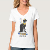 Bastet oder Bast. Ägyptische Göttin T-Shirt (Vorderseite)
