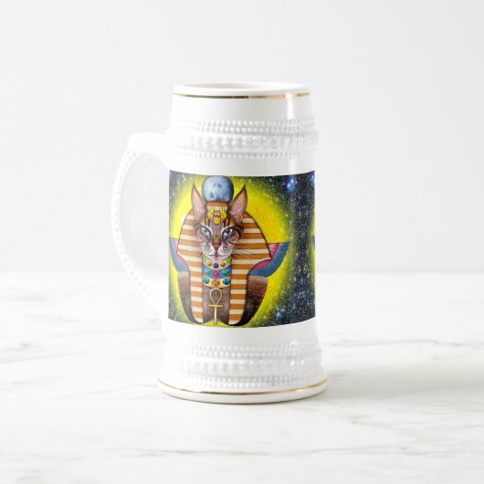 Bastet-Tasse Bierglas (Vorderseite Links)