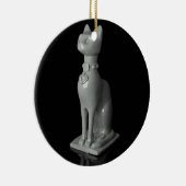 Bastet. The ancient Egyptian cat Goddess Keramik Ornament (Rechts)