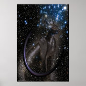 Bastet von Gregory Gallo Poster (Vorne)