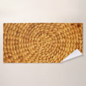 Bastgeflecht, braun badehandtuch (Badehandtuch)