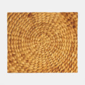 Bastgeflecht, braun fleecedecke (Vorderseite (Horizontal))