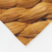 Bastgeflecht, braun fleecedecke (Ecke)