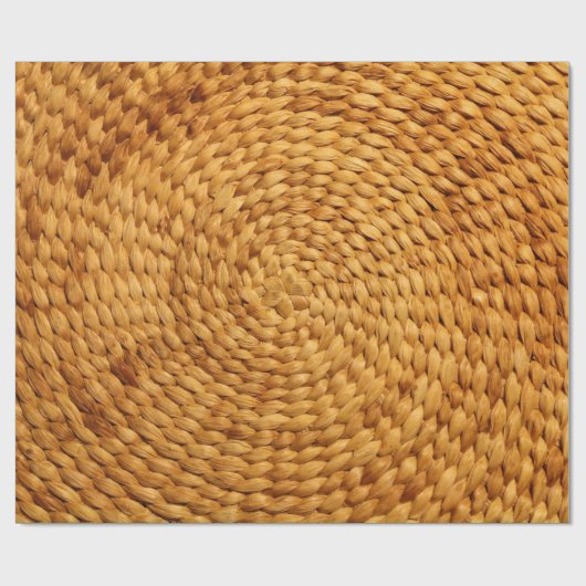 Bastgeflecht, braun geschenkpapier (Flach)