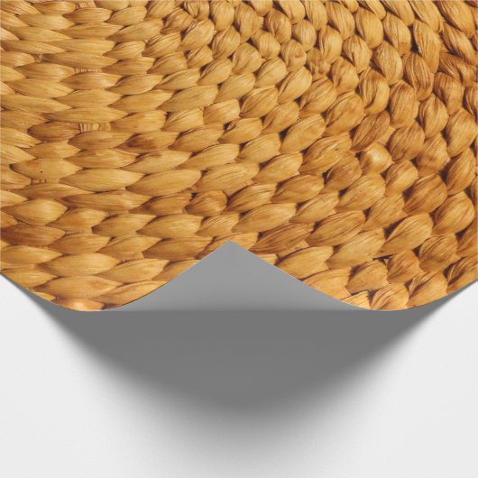 Bastgeflecht, braun geschenkpapier (Ecke)