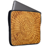 Bastgeflecht, braun laptopschutzhülle (Vorne Rechts)