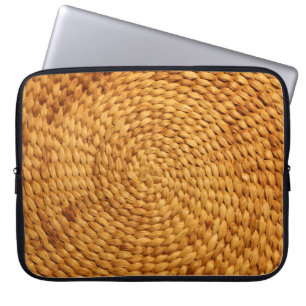 Bastgeflecht, braun laptopschutzhülle