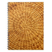Bastgeflecht, braun notizblock (Vorderseite)