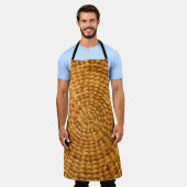 Bastgeflecht, braun schürze (Getragen)