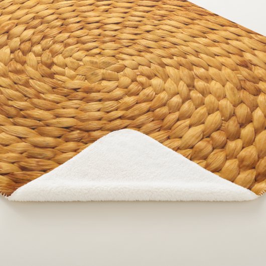 Bastgeflecht, braun sherpadecke (3/4)