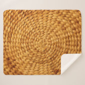 Bastgeflecht, braun sherpadecke (Vorderseite (Horizontal))