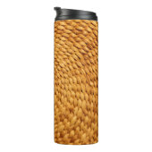 Bastgeflecht, braun thermosbecher (Nach rechts gedreht)