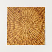 Bastgeflecht, braun wandteppich (Vorderseite (Horizontal))