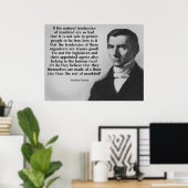 Bastiat Finer Clay-Angebot Poster (Heimbüro)