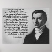 Bastiat Liberty Poster (Vorne)