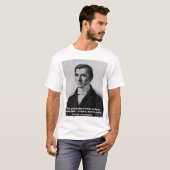 Bastiat, ", wenn Waren nicht Grenzen kreuzen, T-Shirt (Vorne ganz)