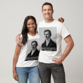 Bastiat, ", wenn Waren nicht Grenzen kreuzen, T-Shirt (Unisex)