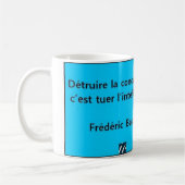 Bastiat-Zitat Kaffeetasse (Links)