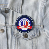 Bastille Day 14. Juli Feier Button (Beispiel)