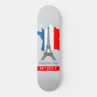 Bastille Day (14th July) Skateboard