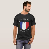 Bastille Day Birthday Girl 14. Juli Französische F T-Shirt (Vorne ganz)