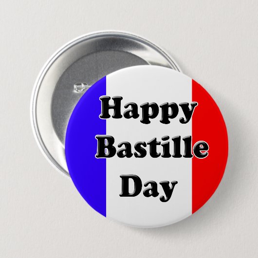 Bastille Day Button (Vorne & Hinten)