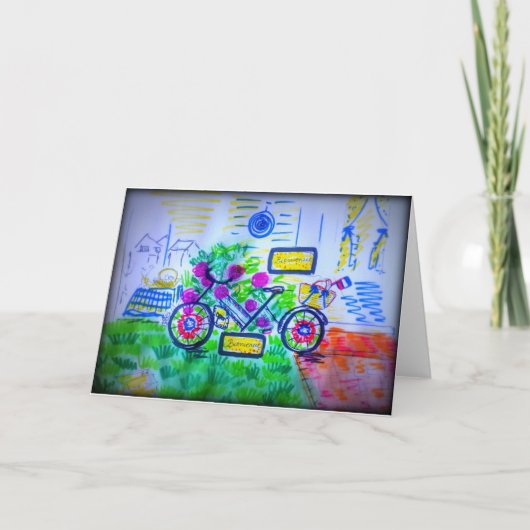 Bastille day celebration karte (Vorderseite)