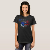 Bastille Day Ladybug, langweiliger T - Shirt (Vorne ganz)