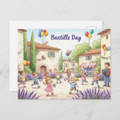 Bastille Day Postkarte (Vorne/Hinten)