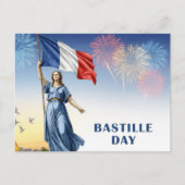 Bastille Day Postkarte (Vorderseite)