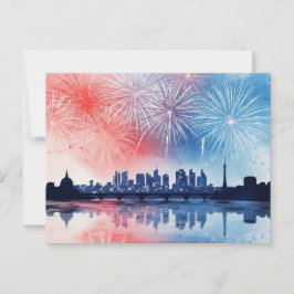 Bastille Day Postkarte