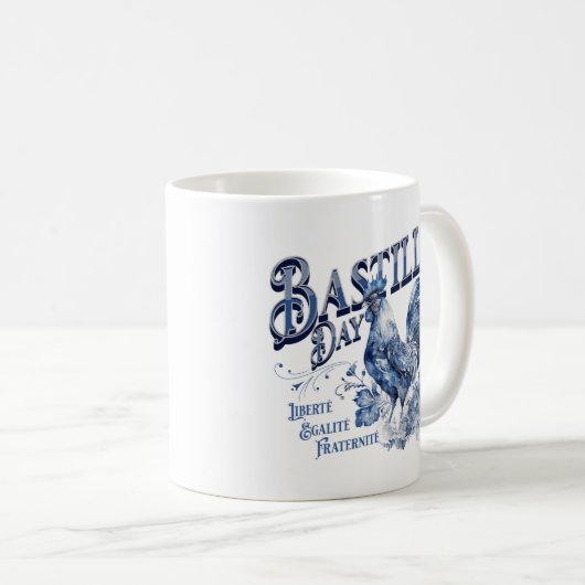 Bastille Day Rooster Kaffeetasse (VorderseiteRechts)