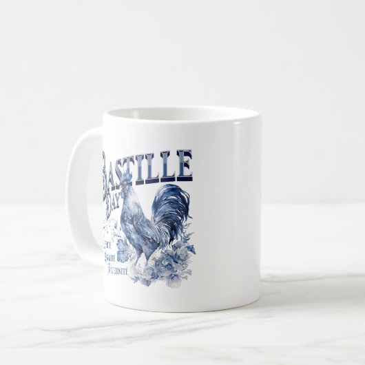 Bastille Day Rooster Kaffeetasse (Vorderseite Links)