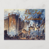 Bastille Day Watercolor Postkarte (Vorderseite)