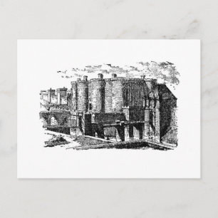 Bastille Fotress Postkarte