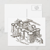 Bastille-Gefängnis in Paris Postkarte (Vorne/Hinten)